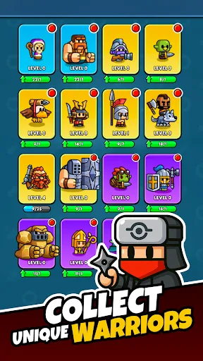 Скриншот 2 — Tiny Warriors Rush - Idle TD