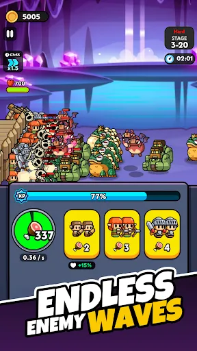 Скриншот 5 — Tiny Warriors Rush - Idle TD