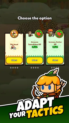 Скриншот 6 — Tiny Warriors Rush - Idle TD