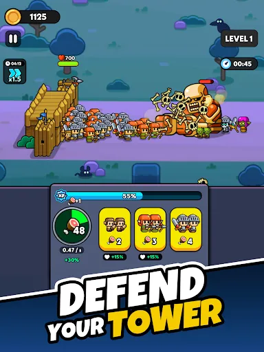 Скриншот 7 — Tiny Warriors Rush - Idle TD