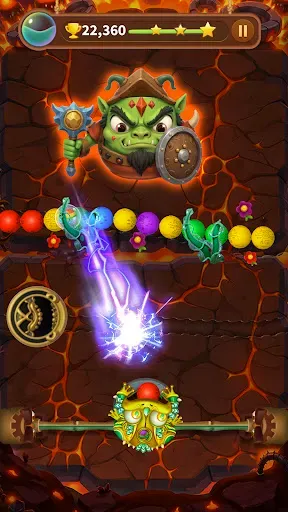 Скриншот 2 — Marble Shoot: Zuma Puzzle Game