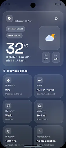 Скриншот 6 — Weather Lite: Live Forecast