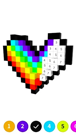 Скриншот 3 — Color by Number ®: 3D No.Draw