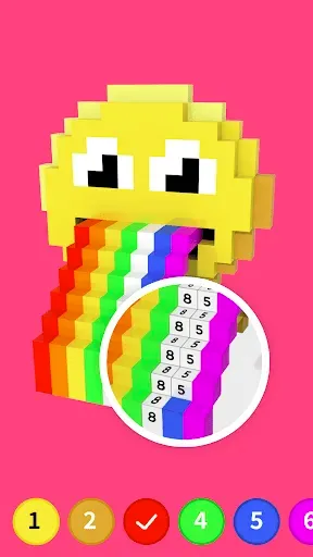 Скриншот 4 — Color by Number ®: 3D No.Draw