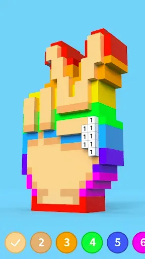 Скриншот 5 — Color by Number ®: 3D No.Draw