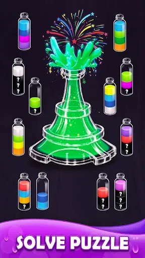 Скриншот 4 — Aqua Twist - Color Flow Puzzle