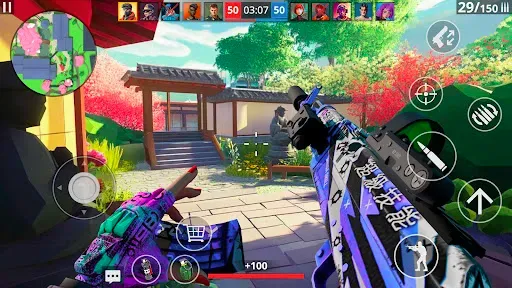 Скриншот 1 — POLYWAR: PvP FPS онлайн шутеры