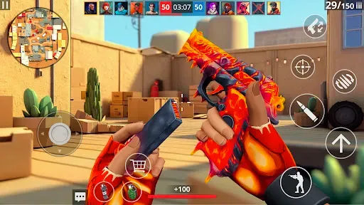 Скриншот 6 — POLYWAR: PvP FPS онлайн шутеры