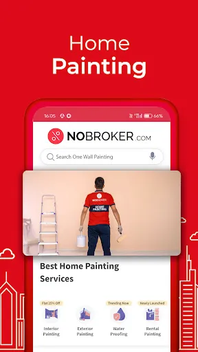 Скриншот 1 — NoBroker Painting & Cleaning