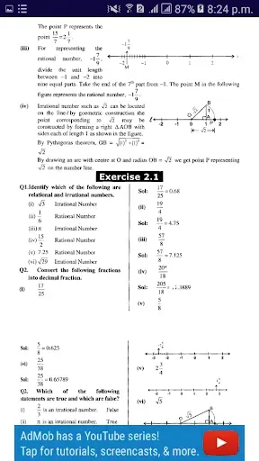 Скриншот 3 — 9th class math solution guide