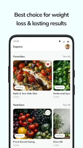 Скриншот 4 — no.Diet: Mediterranean Diet