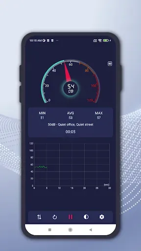 Скриншот 1 — Звуковой метр