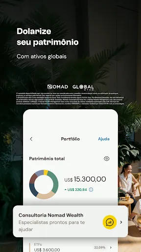 Скриншот 5 — Nomad: Conta em Dólar e Cartão