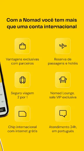 Скриншот 7 — Nomad: Conta em Dólar e Cartão