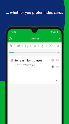 Скриншот 4 — PONS Vocabulary Trainer
