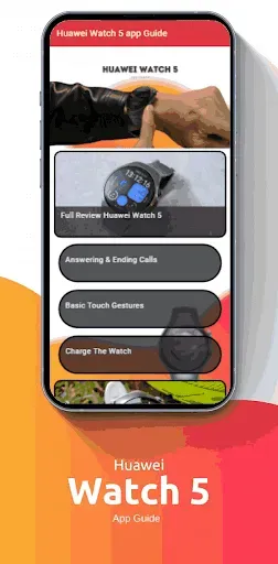 Скриншот 1 — Huawei Watch 5 app Guide