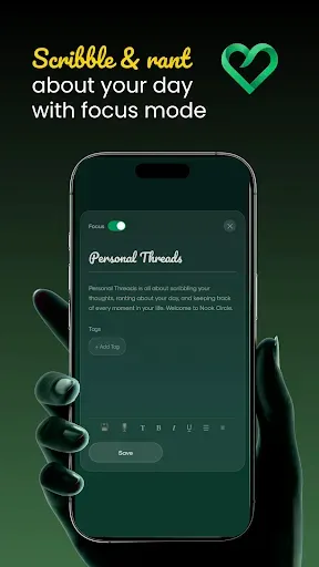 Скриншот 3 — NookCircle: Mood & Journal