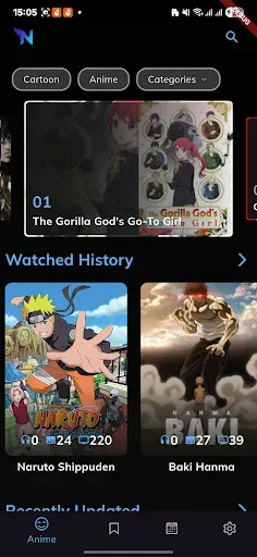 Скриншот 2 — Noon Anime (Multi Language)
