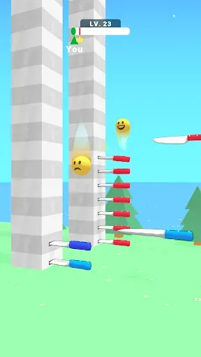 Скриншот 2 — Ball Up: Knife Racing