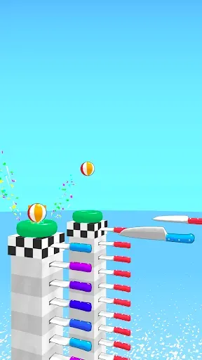 Скриншот 4 — Ball Up: Knife Racing