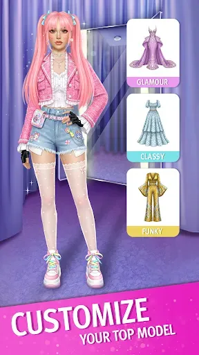 Скриншот 3 — Pocket Styler: Dress Up Game