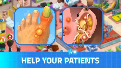 Скриншот 1 — Happy Clinic: Hospital Game