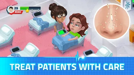 Скриншот 2 — Happy Clinic: Hospital Game
