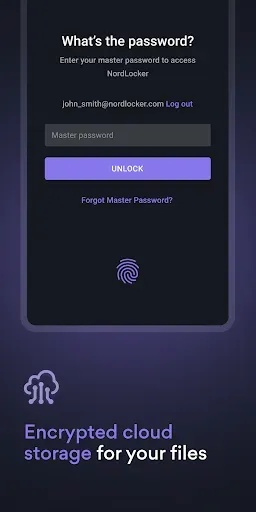 Скриншот 2 — NordLocker Cloud Storage Space