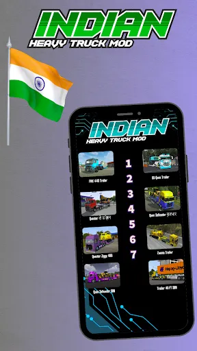 Скриншот 1 — Indian Heavy Truck Mod
