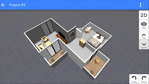 Скриншот 2 — Home Designer 3D: Room Plan