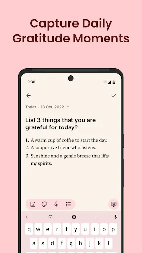 Скриншот 3 — Gratitude: Self-Care Journal