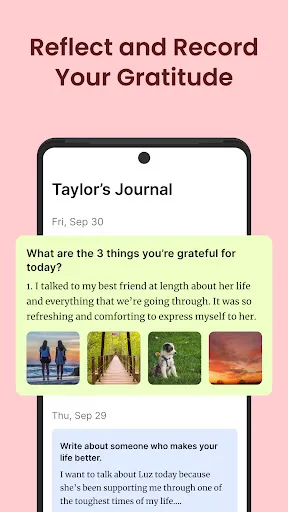 Скриншот 4 — Gratitude: Self-Care Journal