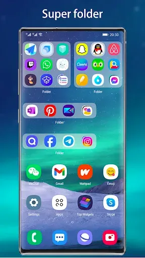 Скриншот 4 — Cool Note20 Launcher Galaxy UI