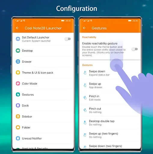 Скриншот 6 — Cool Note20 Launcher Galaxy UI