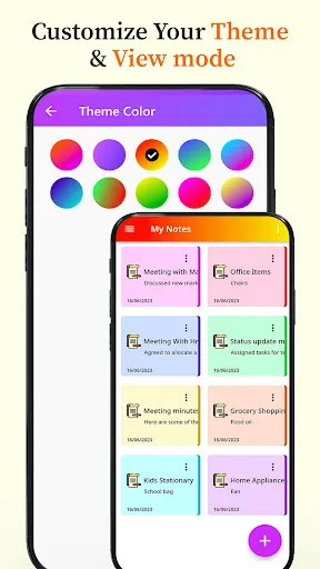 Скриншот 1 — My Notes: Diary & Notepad