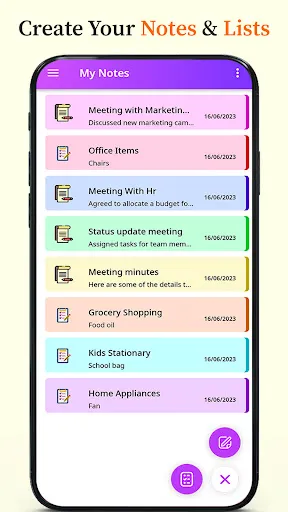 Скриншот 7 — My Notes: Diary & Notepad