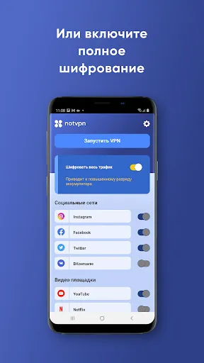 Скриншот 2 — NotVPN - Безлимитный ВПН | VPN