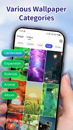 Скриншот 1 — Dynamic Wallpaper - HD & Live