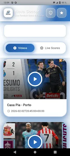 Скриншот 2 — Nova Soccer : Sports App