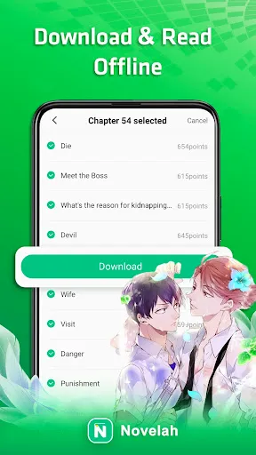 Скриншот 3 — Novelah - Read fiction & novel