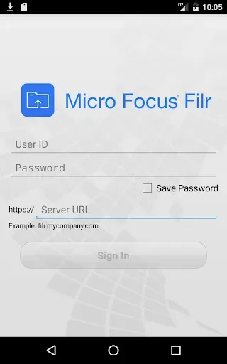 Скриншот 1 — Micro Focus Filr