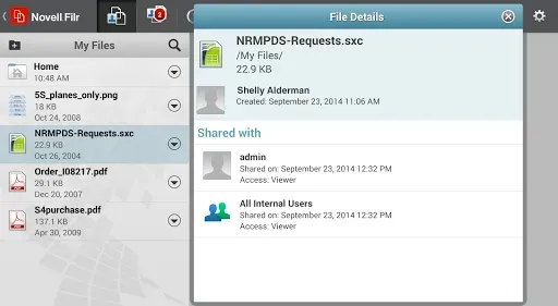 Скриншот 7 — Micro Focus Filr