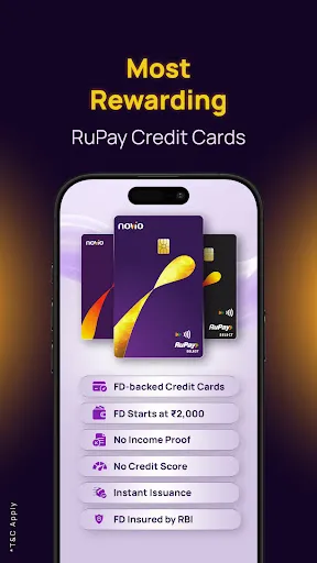 Скриншот 2 — novio: UPI Credit Card for All