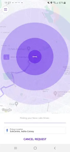 Скриншот 4 — Novo – Cabs, Autos & Bikes