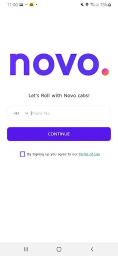 Скриншот 6 — Novo – Cabs, Autos & Bikes