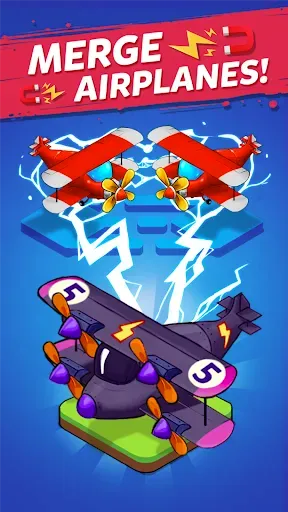 Скриншот 1 — Merge AirPlane: Самолеты