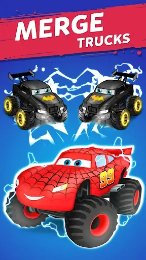 Скриншот 1 — Merge Truck: Монстр-трак 4x4