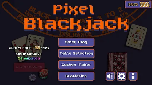 Скриншот 1 — Pixel Blackjack