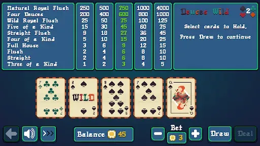Скриншот 3 — Pixel Video Poker