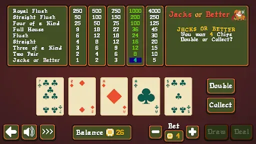 Скриншот 4 — Pixel Video Poker